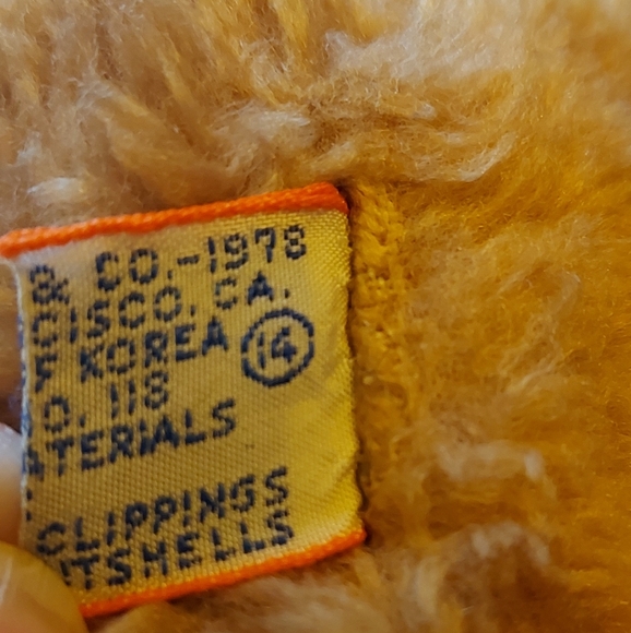 Vintage Dakin Plush Bunny Rabbit 1978  Stuffed Animal Toy 7” Inch Korea Easter - Picture 8 of 8